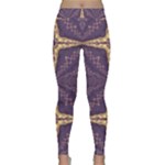 Purple and gold Classic Yoga Leggings