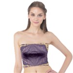Purple and gold Tube Top