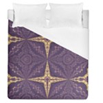 Purple and gold Duvet Cover (Queen Size)