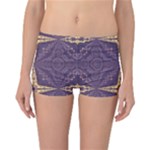 Purple and gold Reversible Boyleg Bikini Bottoms