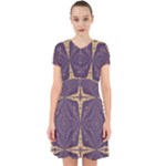 Purple and gold Adorable in Chiffon Dress