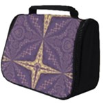 Purple and gold Full Print Travel Pouch (Big)