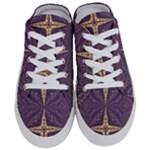 Purple and gold Half Slippers