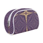 Purple and gold Makeup Case (Small)