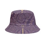 Purple and gold Inside Out Bucket Hat