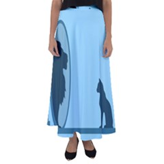 Flared Maxi Skirt 