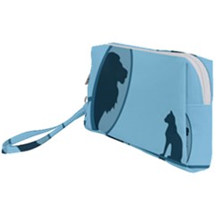 Cat Mirror Lion Wristlet Pouch Bag (Small) from ArtsNow.com