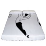 Classical Ballet Dancers Fitted Sheet (Queen Size)