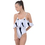 Classical Ballet Dancers Drape Piece Swimsuit