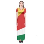 Seychelles flag Short Sleeve Maxi Dress