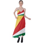 Seychelles flag Tie Back Maxi Dress