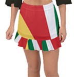 Seychelles-flag12 Fishtail Mini Chiffon Skirt