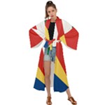 Seychelles-flag12 Maxi Kimono