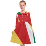 Seychelles-flag12 Kids  Midi Sailor Dress