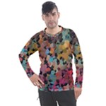 Mosaic pieces                                                 Men s Pique Long Sleeve Tee