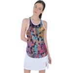 Mosaic pieces                                                   Racer Back Mesh Tank Top