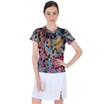 Mosaic pieces                                                  Women s Mesh Sports Top