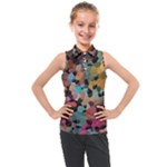 Mosaic pieces                                                  Kids  Sleeveless Polo Tee