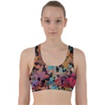 Mosaic pieces                                                       Back Weave Sports Bra