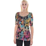 Mosaic pieces                                                    Wide Neckline Tee