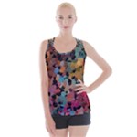 Mosaic pieces                                                   Criss cross Back Tank Top