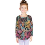 Mosaic pieces                                                     Kids  Long Sleeve Tee