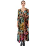 Mosaic pieces                                                       Button Up Boho Maxi Dress