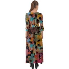 Button Up Boho Maxi Dress 