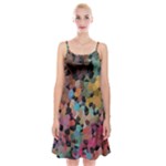 Mosaic pieces                                                     Spaghetti Strap Velvet Dress