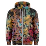 Mosaic pieces                                                    Men s Zipper Hoodie