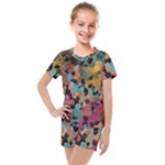 Mosaic pieces                                                    Kids  Mesh Tee and Shorts Set