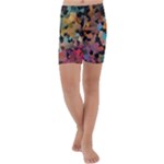 Mosaic pieces                                                   Kids  Lightweight Velour Capri Yoga Leggings