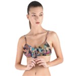 Mosaic pieces                                                  Tie Up Cut Bikini Top