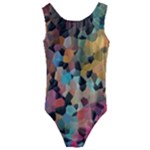 Mosaic pieces                                                   Kids  Cut-Out Back One Piece Swimsuit