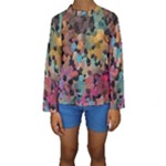 Mosaic pieces                                                     Kid s Long Sleeve Swimwear