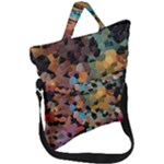 Mosaic pieces                                                    Fold Over Handle Tote Bag