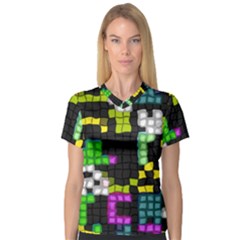 V-Neck Sport Mesh T-Shirt 
