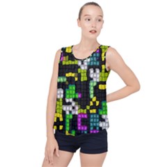 Bubble Hem Chiffon Tank Top 