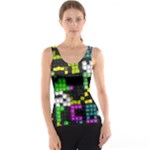 Drawn squares                                                     Tank Top