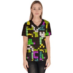 Women s V-Neck Scrub Top 