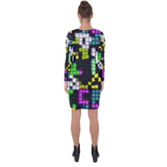 Asymmetric Cut-Out Shift Dress 