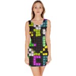 Drawn squares                                                     Bodycon Dress