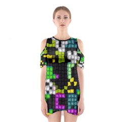Shoulder Cutout One Piece Dress 