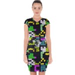 Drawn squares                                                    Capsleeve Drawstring Dress