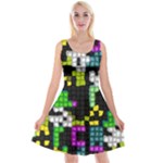 Drawn squares                                                          Reversible Velvet Sleeveless Dress