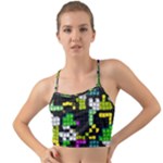 Drawn squares                                                    Mini Tank Bikini Top
