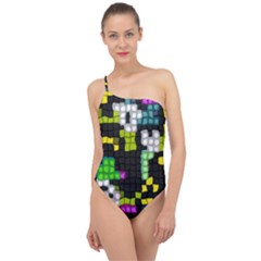 Classic One Shoulder Swimsuit 