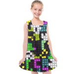 Drawn squares                                                  Kids  Cross Back Dress