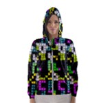 Drawn squares                                                     Hooded Wind Breaker (Women)