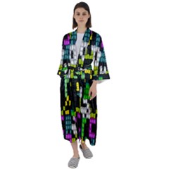 Maxi Satin Kimono 